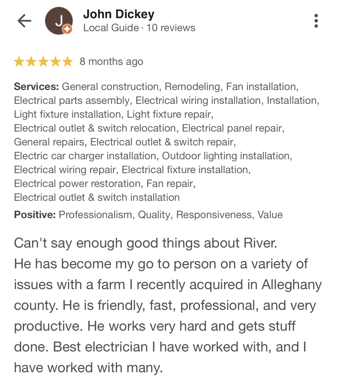 Customer Review 6